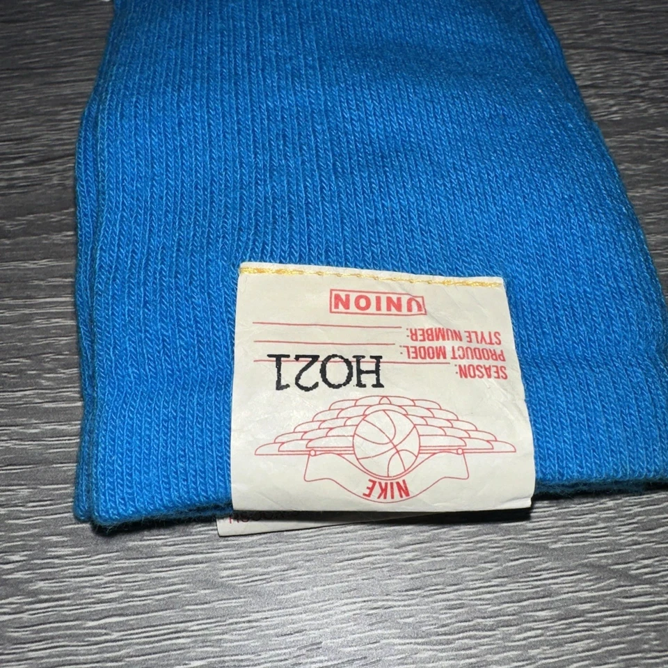 Union LA X Air Jordan Calcetines Nuevos 1 Par XXL Azul y 1 (XL) Par Oro Amarillo Raro Foto 3 de 4