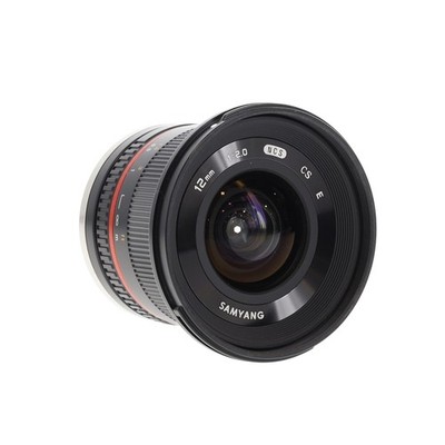 Samyang 12mm f/2 NCS CS Manual Focus Manual Aperture APS-C Lens for Sony E Mount