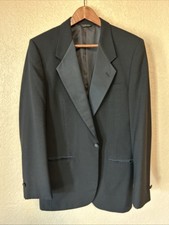 Vintage Men  s Yves Saint Laurent Formalwear Black Tuxedo Jacket 40 1-Btn 32L