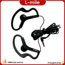 MDR-AS200 SPORTS Running EARHOOK In-ear HEADPHONES Earphone - BLACK FOR Sony