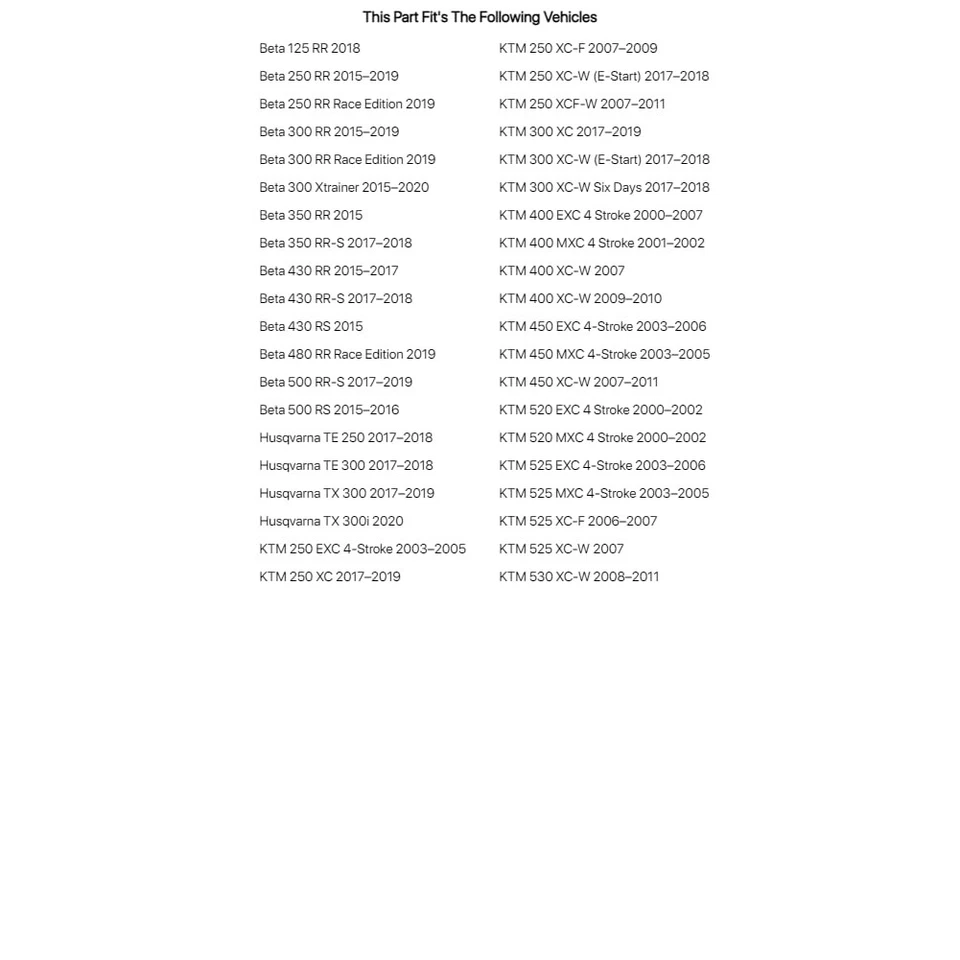 Trail Tech Complete Stator Kit 100 Watt For KTM 525 EXC 4-Stroke 2003-2006 - Image 2 of 3