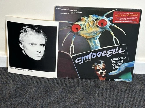Roger Taylor Fun In Space USA Clear Vinyl Limited Lp Sealed + Bonus Queen