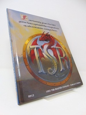 1993 TSR Master Catalog - Collector's Edition  (Dungeons & Dragons) With Poster!
