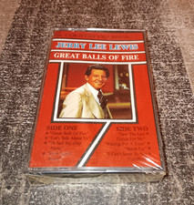 Jerry Lee Lewis Cassette Country Classics Grear Balls Of Fire Sealed New