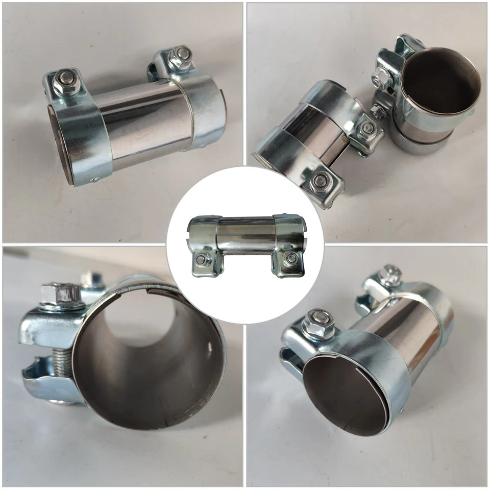 Auspuff Schelle Rohrverbinder Universal Doppelschelle Ø 55 mm x 125 mm - Bild 3 von 4