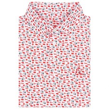 Rhoback The Nebraska Gameday Men's Performance Polo  Cornhusker Style