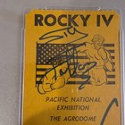 1985 ROCKY IV Filming Ticket (PSA 8) & Autos (PSA 10) for Stallone & Lundgren — photo 3