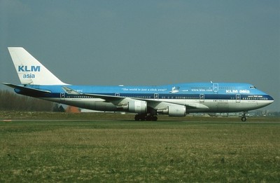 MO817   Aircraftslide/Dia   KLM Asia    Boeing 747-406M   PH-BFC