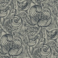 Lb25116-Off The Wall Llb Floral Blau Galerie Tapete