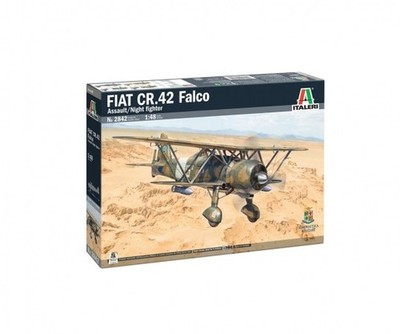 Italeri 2842 - 1:48 FIAT CR.42 Falco Jagd.-F/Nachtjäger - Neu
