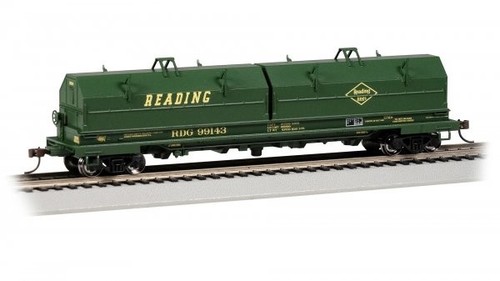 Coche de bobina de acero Bachmann escala HO lectura 55" con carga de bobina de acero #99143 | Condition: New