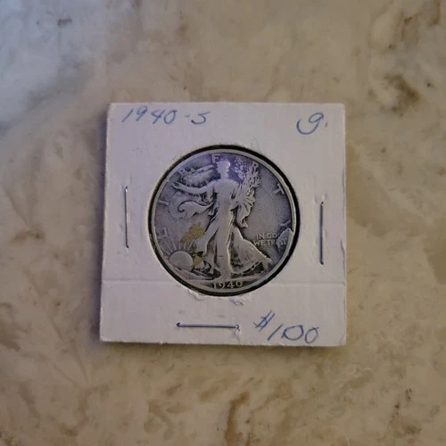 Photo of a 1940-S Walking Liberty Half Dollar from an eBay listing that sold on Jul 21, 2026