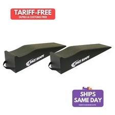 Race Ramps RR-30, 2 Pack Black Foam Rally Ramps Pair Performance Racing Parts