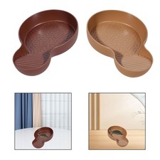 Reptile Feeding Water Bowl Reptile Feeding Dish with Removable Ramp Turtle Water