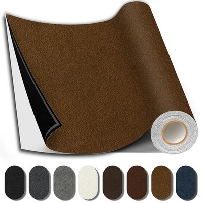 Suede Repair Patch Fabric Tape SelfAdhesive Furniture Sofa Car Interior Brown 1