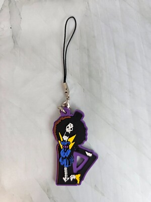 Brook Rubber Strap Mascot Keychain Figure Alphabet Bandai 2011 Pirate ...
