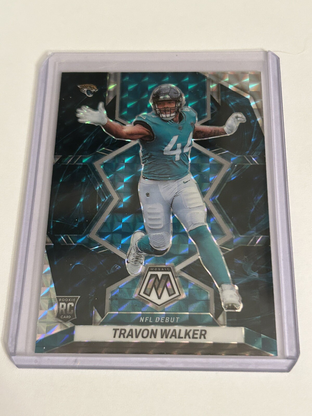 2022 Panini Mosaic Travon Walker Debut Genesis Prizm RC SSP Jaguars