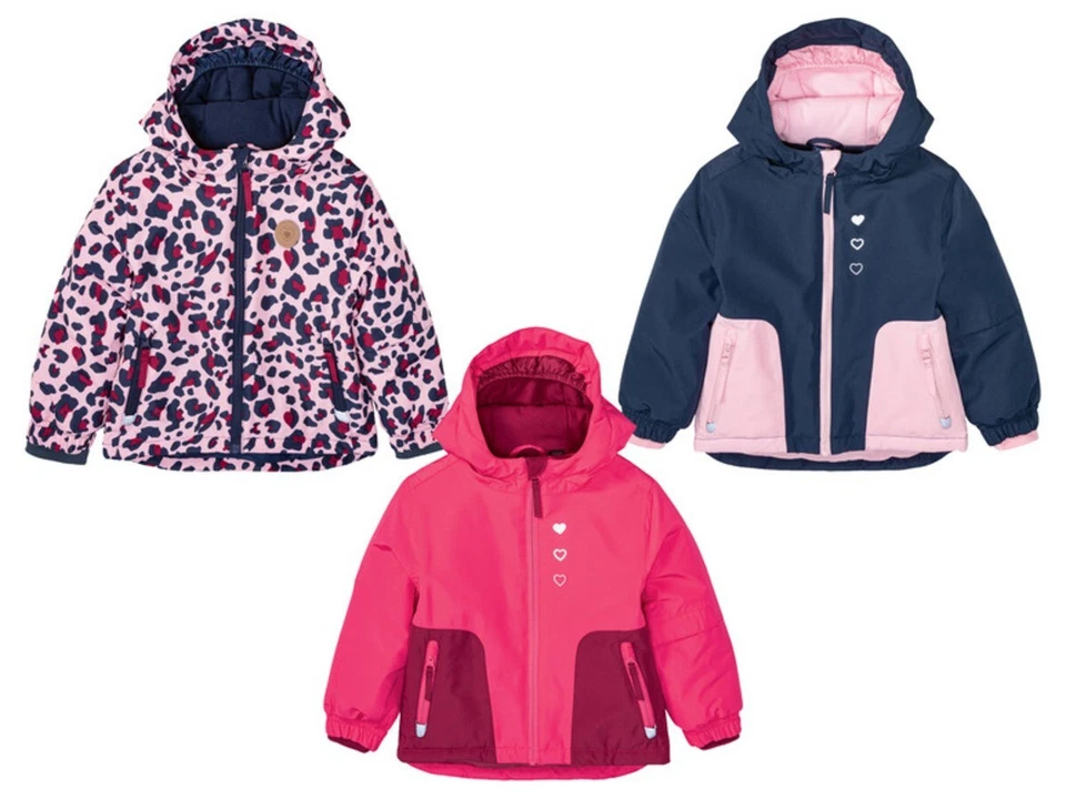 LUPILU Kinder Jacke Mädchen Schneejacke Skijacke Jacke Kapuze Wasserdicht Bionic NEU