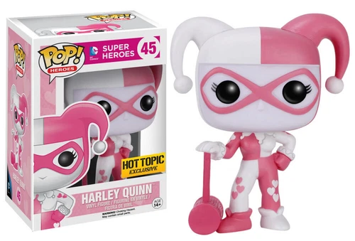Funko Pop! Vinyl: DC Universe - Harley Quinn - (Pink , White) - Hot Topic Ex
