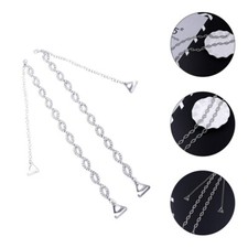1 Pair of Bra Underwear Straps Rhinestone Bra Chest Chain Crystal Body Jewelry