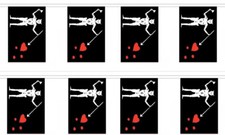 Pirate Blackbeard 12x18 Polyester Bunting String Flag Banner 8 Flags