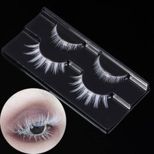 White False Eyelashes Halloween Eye lashes Extension Multi-colored