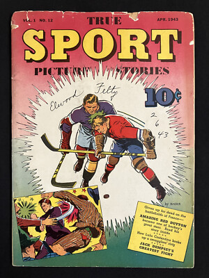 True Sport Picture Stories Vol. 1 #12 Street & Smith Apr 1943