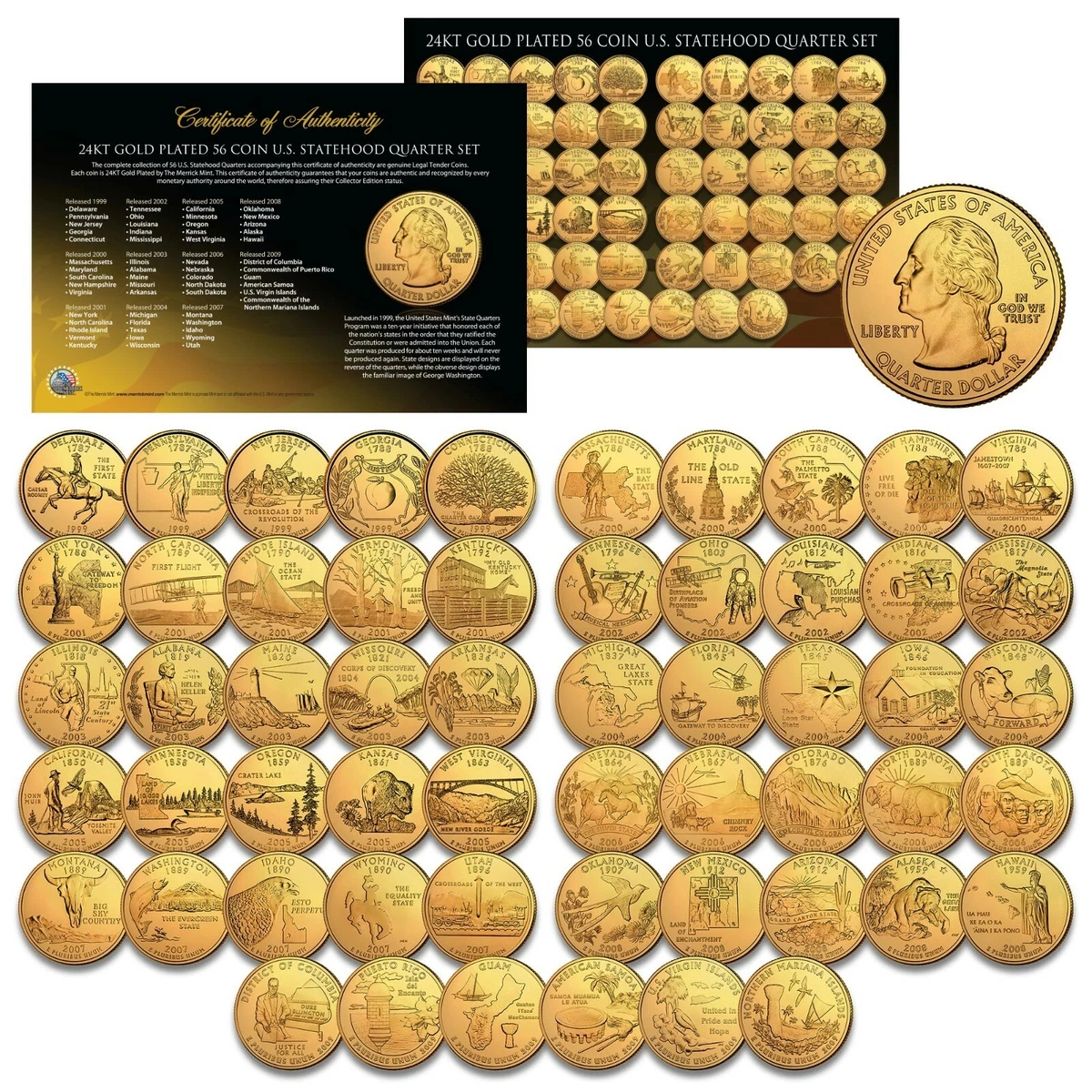 美国50 州设置方面1999-2008 | eBay