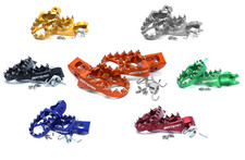 Coppia pedane in ergal Husqvarna 250 TC (14-16) arancioni