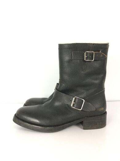 Maison Margiela Engineer Boots 40 Black Leather Inner Bore FRg54