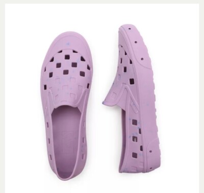 Vans x Chris Johanson Trek Slip-On Purple Blue Swirl Size 12 