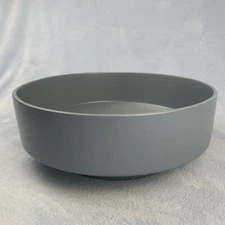 Cookson Pottery CP USA 8401 Gray Large Round Planter 11.5" diameter