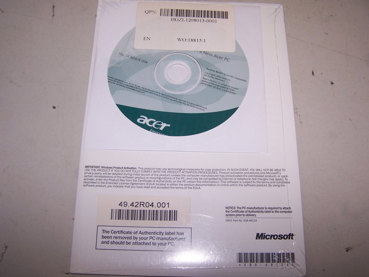 Windows XP for Acer | eBay