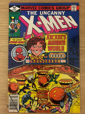 X-MEN #123 Graded Personally 8.5 Very Fine+