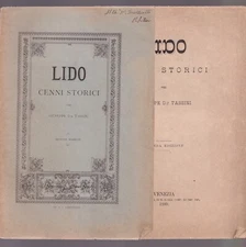 1889 Venice island Lido historical notes Giuseppe Tassini history Luni del Lio 
