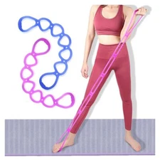 Home Gym Resistance Band 70cm Yoga Exercise Band 7-Ring Stretch Resistance Band