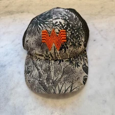 Game Guard Whataburger Hat Trucker Cap Camo Orange Logo Since 1950
