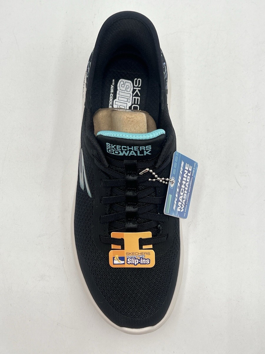 New SKECHERS Slip-ins Go Walk Flex EVA Women Sneaker SZ 7.5 Black