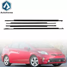 Car Outside Window Seal Belt Moulding Weatherstrip For 2010-2015 Toyota Prius