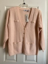 Worthington Woman  s Button Front Cardigan Sweater Top Size L NWT