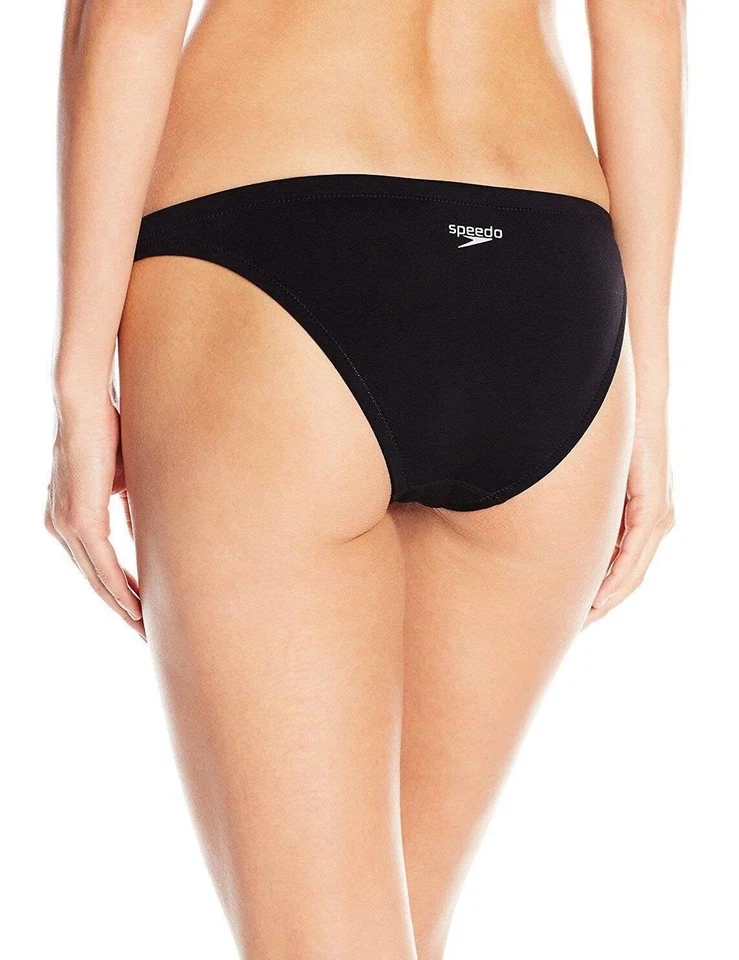 Pantalones de bikini Speedo L46223 para mujer negros Endurance Lite con cordón talla 8 Foto 2 de 4