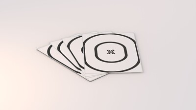 Self-Adhesive Shooting Target Patches, B-27 Target Overlay, Quick Fix - Pack 25