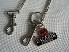 Bacardi Feldermaus Schl&uuml;sselanh&auml;nger Schl&uuml;sselkette Kette f&uuml;r Kellnerb&ouml;rse