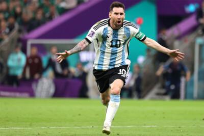 Goal Celebration Lionel Messi Argentina World Cup Wall Art Home - POSTER 20''x30''