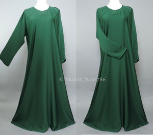 emerald green abaya