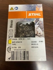 36RH 84 STIHL 3/8" PITCH .063 GAUGE 25"  HEXA CHAIN