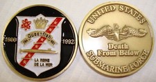 NAVY USS QUEENFISH SSN-651 SUBMARINE CHALLENGE COIN MADE IN USA