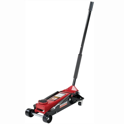 3.5 Ton Capacity Stainless Blackhawk B6350 Black/Red Fast Lift Service Jack