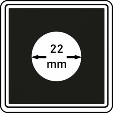 1-LINDNER-2240022-M&uuml;nzkapseln-CARREE-22-mm-50x50mm-F&uuml;r-10-Pfennig-20-Cent-Euro