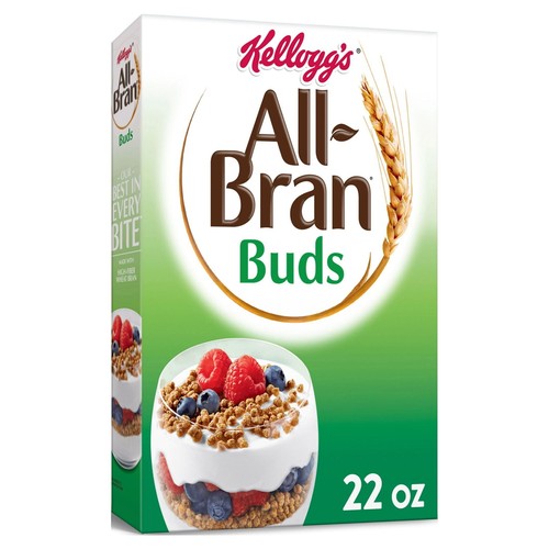 (2 pack) Kellogg's All Bran Buds Breakfast Cereal, 8 Vitamins and Minerals - Picture 2 of 8